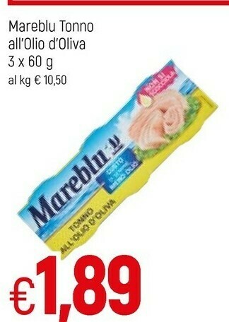 Famila Mareblu Tonno All'Olio D'Oliva offerta