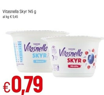 Famila Danone Vitasnella Skyr Mirtillo 145 G(ml) offerta