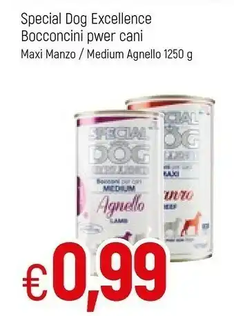 Famila Special Dog Excellence Bocconcini Pwer Cani Maxi Manzo / Medium Agnello offerta