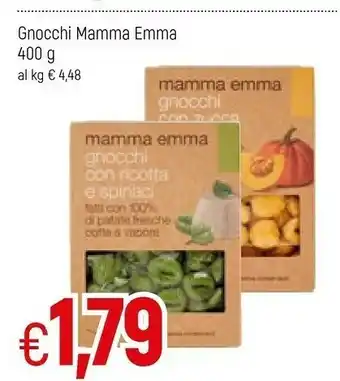 Famila Mamma emma Gnocchi Di Patate Fresche Con Ricotta E Spinaci 400 G(ml) offerta