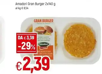 Famila Amadori Gran Burger 280 G(ml) offerta