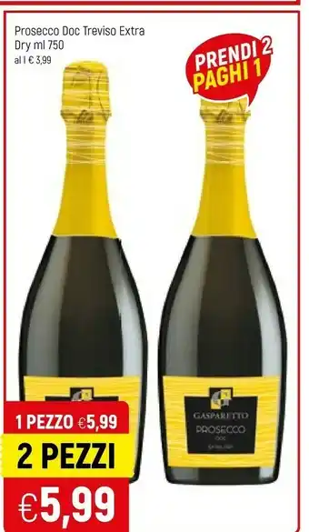 Famila Prosecco Doc Treviso Extra Dry offerta