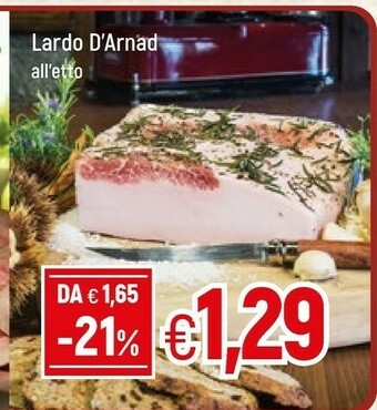Famila Lardo D' Arnad offerta