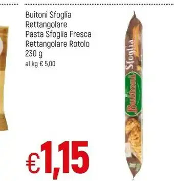 Famila Buitoni La Sfoglia Rettangolare offerta