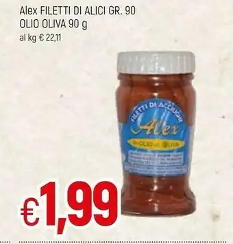 Famila Alex Filetti Di Alici offerta