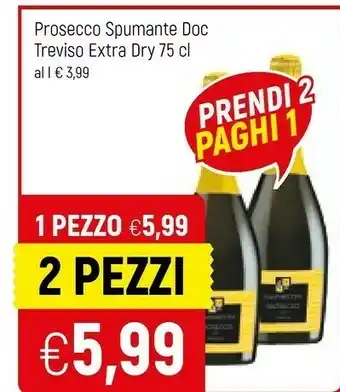Famila Superstore Prosecco Spumante Doc Treviso Extra Dry offerta