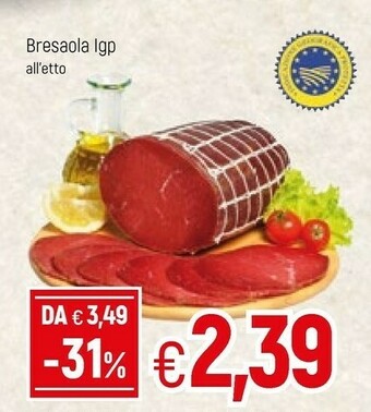 Famila Superstore Bresaola Igp offerta