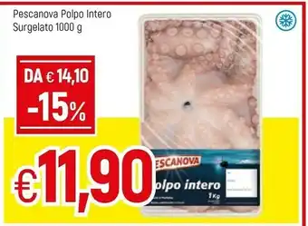 Pescanova Polpo Intero Surgelato