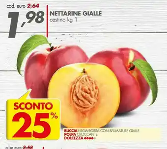 Nettarine gialle