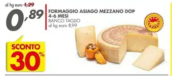 Italmark Asiago Formaggio offerta