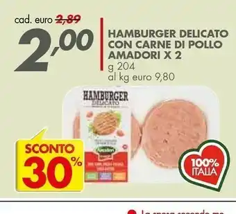 Italmark Amadori Hamburger offerta