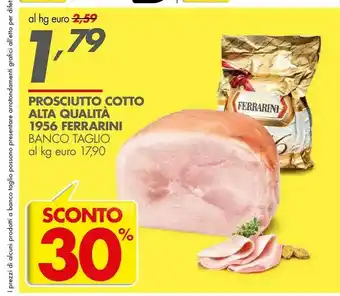 Italmark Ferrarini Prosciutto Cotto offerta