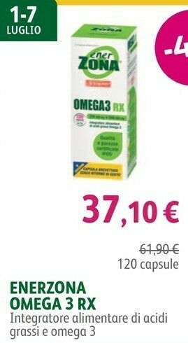 Lloyds Farmacia Enerzona Omega 3 RX 120 Capsule offerta