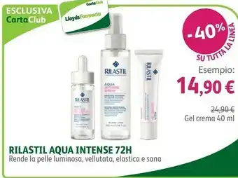 Lloyds Farmacia Ritastil Aqua Intense 72H Gel Crema offerta