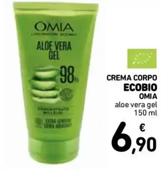 Conad Omia Crema Corpo Ecobio Aloe Vera Gel 150 ml offerta