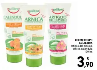 Conad Equilibra Creme Corpo Artiglio del Diavolo, Arnica, Calendula 100 ml offerta