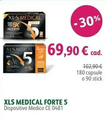 Lloyds Farmacia XL-X Medical Forte 5 180 Capsule offerta