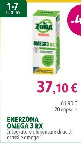 Lloyds Farmacia Enerzona Omega 3 RX 120 Capsule offerta