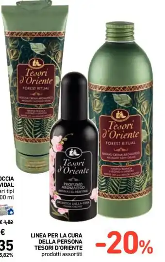 Conad Tesori D'Oriente Linea Per La Cura Della Persona offerta