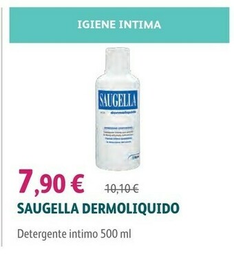 Lloyds Farmacia Saugella Dermoliquido Detergente Intimo 500ml offerta