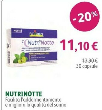 Lloyds Farmacia Nutrinotte 30 Capsule offerta