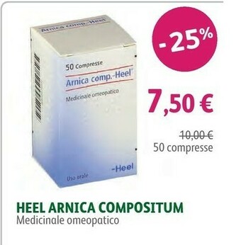 Lloyds Farmacia Heel Arnica Compositum 50 Compresse offerta