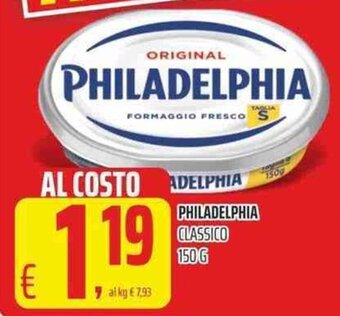 Coop Philadelphia Classico 150 g offerta