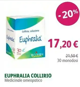 Lloyds Farmacia Euphralia Collirio 30 Monodosi offerta