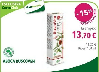 Lloyds Farmacia Aboca Ruscoven Biogel offerta