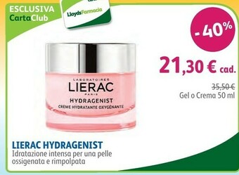 Lloyds Farmacia Lierac Crema viso offerta