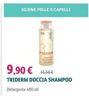 Triderm Doccia Shampoo Detergente 400ml