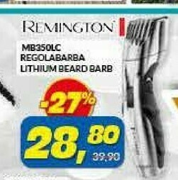 Risparmio Casa Remington MB350LC Regolabarba Lithium Beard Barb offerta