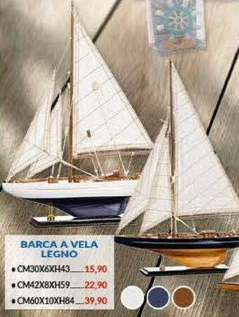 Risparmio Casa Barca A Velo Legno offerta