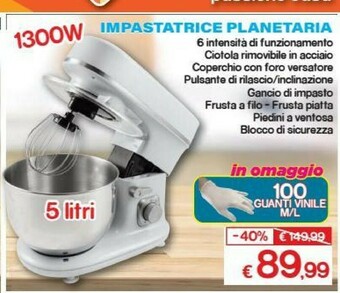 Satur Impastatrice planetaria offerta