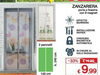 Satur Zanzariere offerta