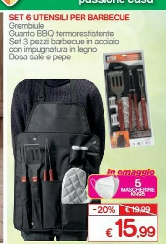 Satur Accessori barbecue offerta