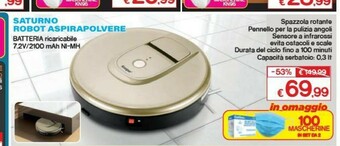 Satur Robot aspirapolvere offerta