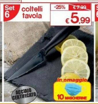 Satur Coltelli offerta