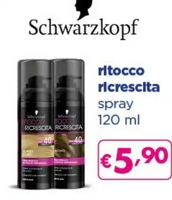 Acqua & Sapone Schwarzkopf Ritocco Ricrescita Spray offerta
