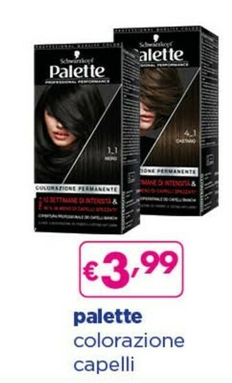 Acqua & Sapone Schwarzkopf Palette Colorazione Capelli offerta