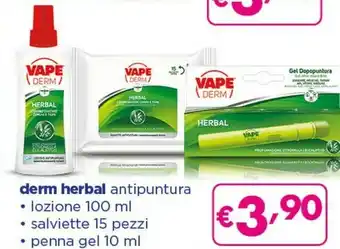 Acqua & Sapone Vape Derm Herbal Antipuntura offerta
