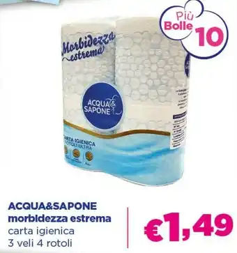 Acqua& Sapone Morbldezza Estrema Carta Igienica