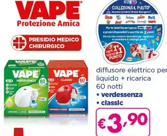 Acqua & Sapone Vape Diffusore Elettrico Per Liquido + Ricarica offerta
