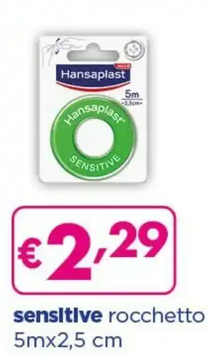 Acqua & Sapone Hansaplast Sensitive Rocchetto offerta