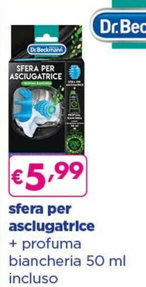 Acqua & Sapone Dr. Beckmann Sfera Per Asciugatrice offerta
