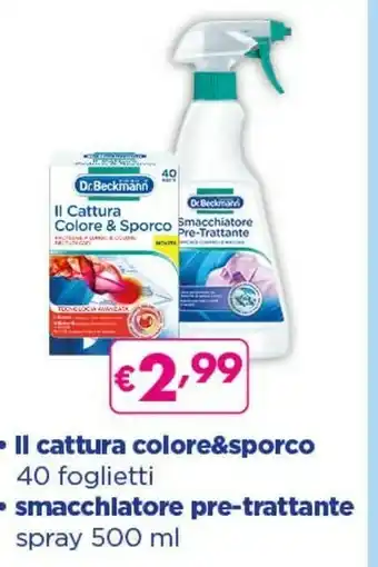 Acqua & Sapone Dr. Beckmann Il Cattura Colore & Sporco / Smacchiatore Pre-trattante offerta