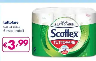 Acqua & Sapone Scottex Carta Casa Tuttofare offerta