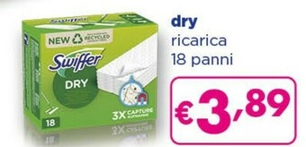 Acqua & Sapone Swiffer Dry Ricarica offerta