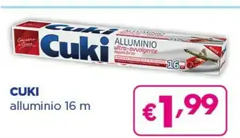 Acqua & Sapone Cuki Alluminio offerta
