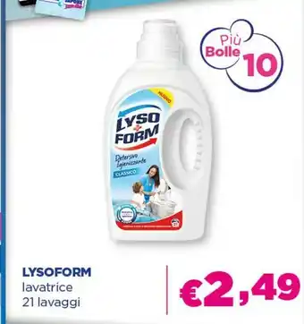 Acqua & Sapone Lysoform Detersivo Lavatrice offerta